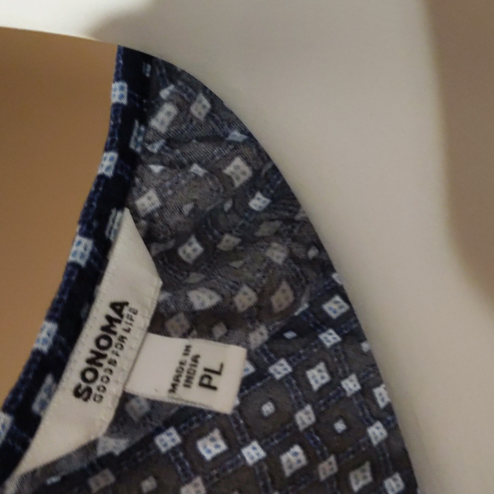 Blue diamond blouse - Picture 4 of 5